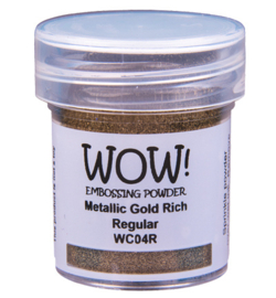 Wow! - WC04R - Embossing Powder - Regular - Metallic Colours - Gold Rich