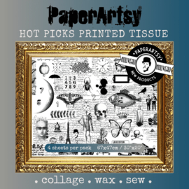 Paperartsy Printed Tissue - Hot Picks