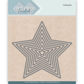 Card Deco Essentials Cutting Dies Star - CDECD0025