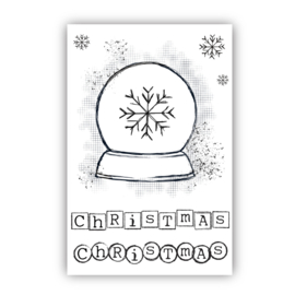 Julie Hickey design DS-HE-1053 Essentially Christmas #1 A6 Stamp Set