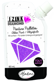 IZINK Diamond glitterverf/pasta 24 karaat- 80 ml - Hardroze - 80330