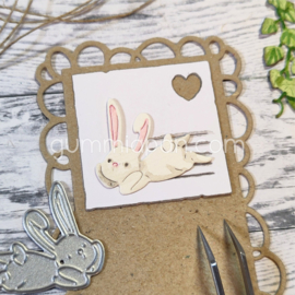 Gummiapan - dies - D250349 - Bunny Plush Lying Down