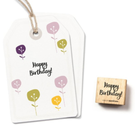 Cats on Appletrees - 2373 - Stempel - Happy Birthday 3