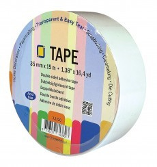 JEJE Dubbelzijdig klevend tape rol 35mm (3.3220)