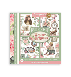 Stamperia - Rub-On Kit – House of Roses - DFLRBX13
