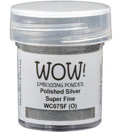 Wow! - WC07SF - Embossing Powder - super fine - Metallic Colours - Polished Silver