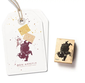 Cats on Appletrees - 28239 - Stempel Wombat Pippa - turnt