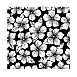 Crafty Individuals CI-490 'Blossoms Repeating Background' Art Unmounted Rubber Stamps