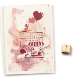 Cats on Appletrees - 28413 - Ministempel - Penseel 2