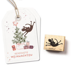 Cats on Appletrees - 28283 - Stempel - Hond loke springend