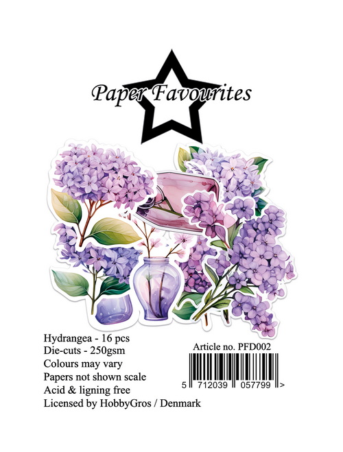 Paper Favourites Die-Cuts Hydrangea - PFD002