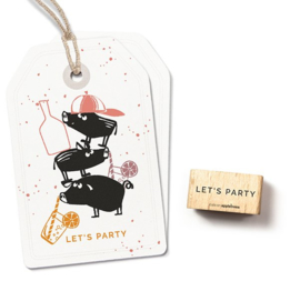 Cats on Appletrees - 27563 - Stempel - Let's Party