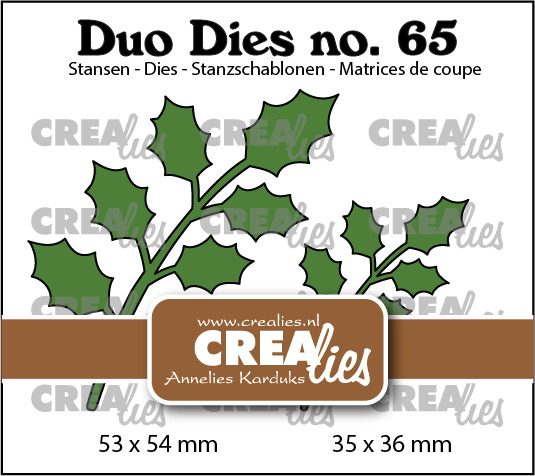 Crealies - Duo Dies no. 65, Hulst, blaadjes 17