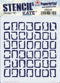 Paperartsy - Stencil 509 {Kate Crane}