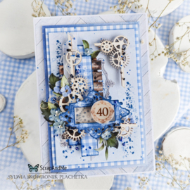 Scrap And Me - Lovely day in blue - 30,5x30,5 cm