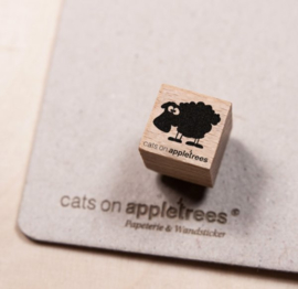 Cats on Appletrees - 2855 - Ministempel - Schaap Gertrud