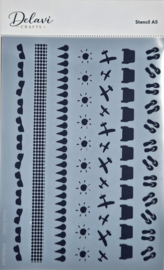 Delavi crafts - A5 Mask stencil - 470.806.064