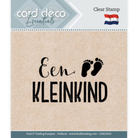 Card Deco Essentials CDECS031 - Clear Stamps - Een Kleinkind