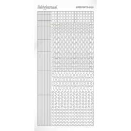 Hobbydots sticker - Adhesive - White