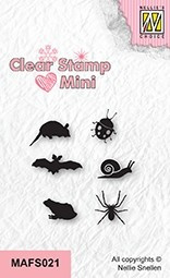 Nellie choice MAFS021 clear stamps mini "critters-2"