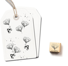 Cats on Appletrees - 2528 - Ministempel - Kleine bloem 12