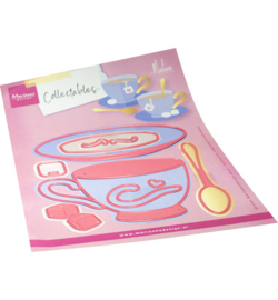 Marianne Design - Collectable - Cup & saucer by Marleen - COL1586