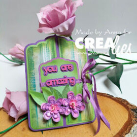 Crealies - X-tra stansen no. 126, ATC Paneel A - CLXtra126