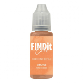 FindIt Color Oxide Ink Refill – Orange - FITCOIR003