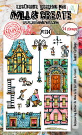 AALL & Create - #1234 - A6 Stamp Set - Tudor Cottage