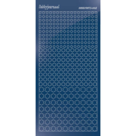 Hobbydots sticker - Mirror - Blue