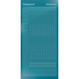 Hobbydots sticker - Mirror Turquoise