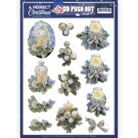 3D Push Out - Jeanine's Art - A Perfect Christmas - Christmas Candles - SB10607