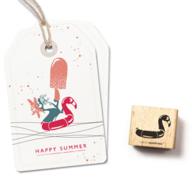 Cats on Appletrees - 27906 - Stempel - Rubberen speelgoed flamingo groot