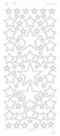 Stars various sizes Platinum - Goud CD 3096