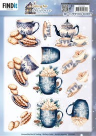 3D Cutting Sheets - Berries Beauties - Falling for Christmas - Presents - CD12249