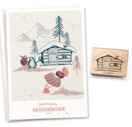 Cats on Appletrees - 27967 - Stempel - Winter Hut 2