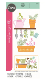 Sizzix • Clear Stamps Greenhouse Finds 14pcs - 666796