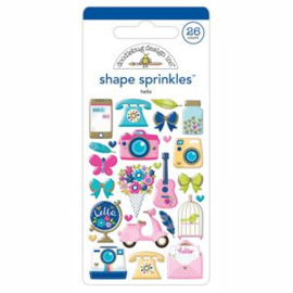 Doodlebug - 5844 - hello shape sprinkles