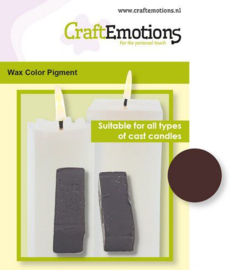 CraftEmotions Waskleurpigment bruin 2 sticks 30 x 10 x 10mm = +/- 5 gr