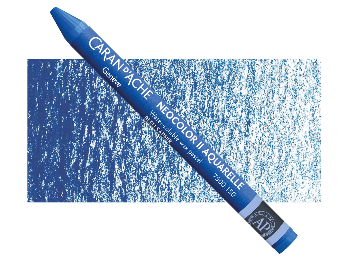 Caran d’ache - neocolor II – 150 Sapphire Blue - 0318917150