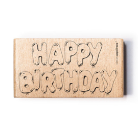Cats on Appletrees - 28194 - Stempel - Happy Birthday Ballonschrift