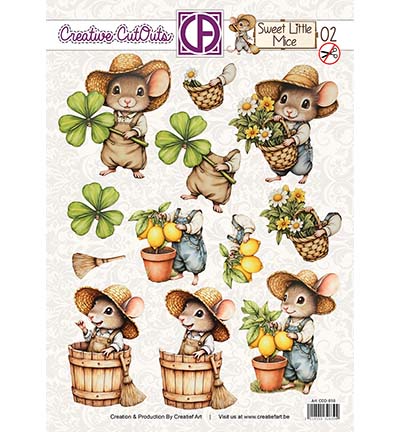 Creatief Art - Sweet Little Mice 02 - CCO-018