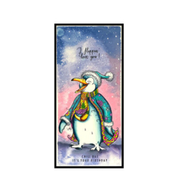 Pink Ink Designs - stempels - Flippin' Awesome Penguin - 07-0008-PI