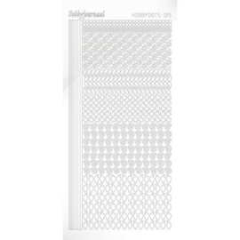 Hobbydots sticker - Adhesive White