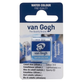 Van Gogh 512 Aquarelverf Napje Kobaltblauw (Ultramarijn) 