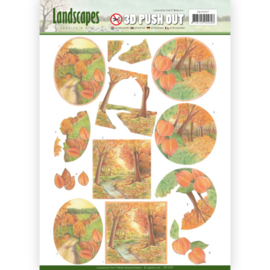 3D Pushout - Jeanine's Art - Landscapes - Fall Landscapes