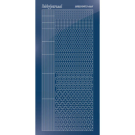 Hobbydots sticker - Mirror - Blue