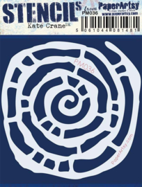 Paperartsy - PM036 - Mini Stencil 036 {Kate Crane}