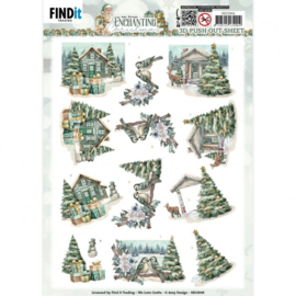 3D Push Out - Amy Design - Enchanting Christmas - Village - SB10944