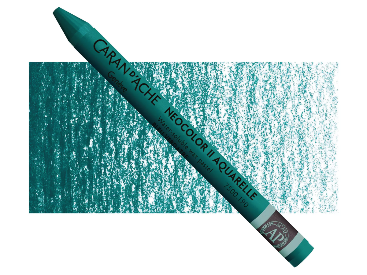 Caran d’ache - neocolor II – 190 Greensih Blue - 0318917190
